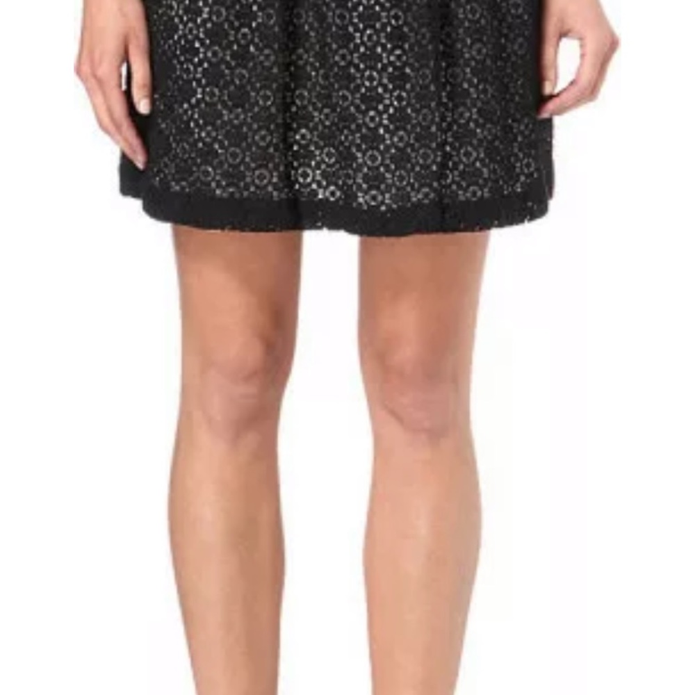 Marc by Marc Jacobs Collage Lace Skirt Navy